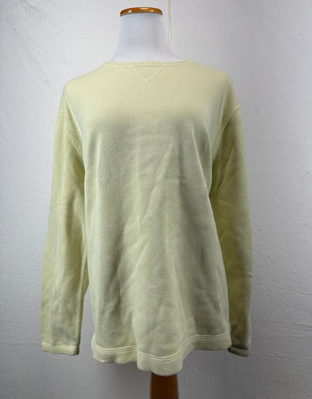 Eddie Bauer Y2K Women's Crewneck 100% Cotton Sweater SZ XL Comfort Heritage